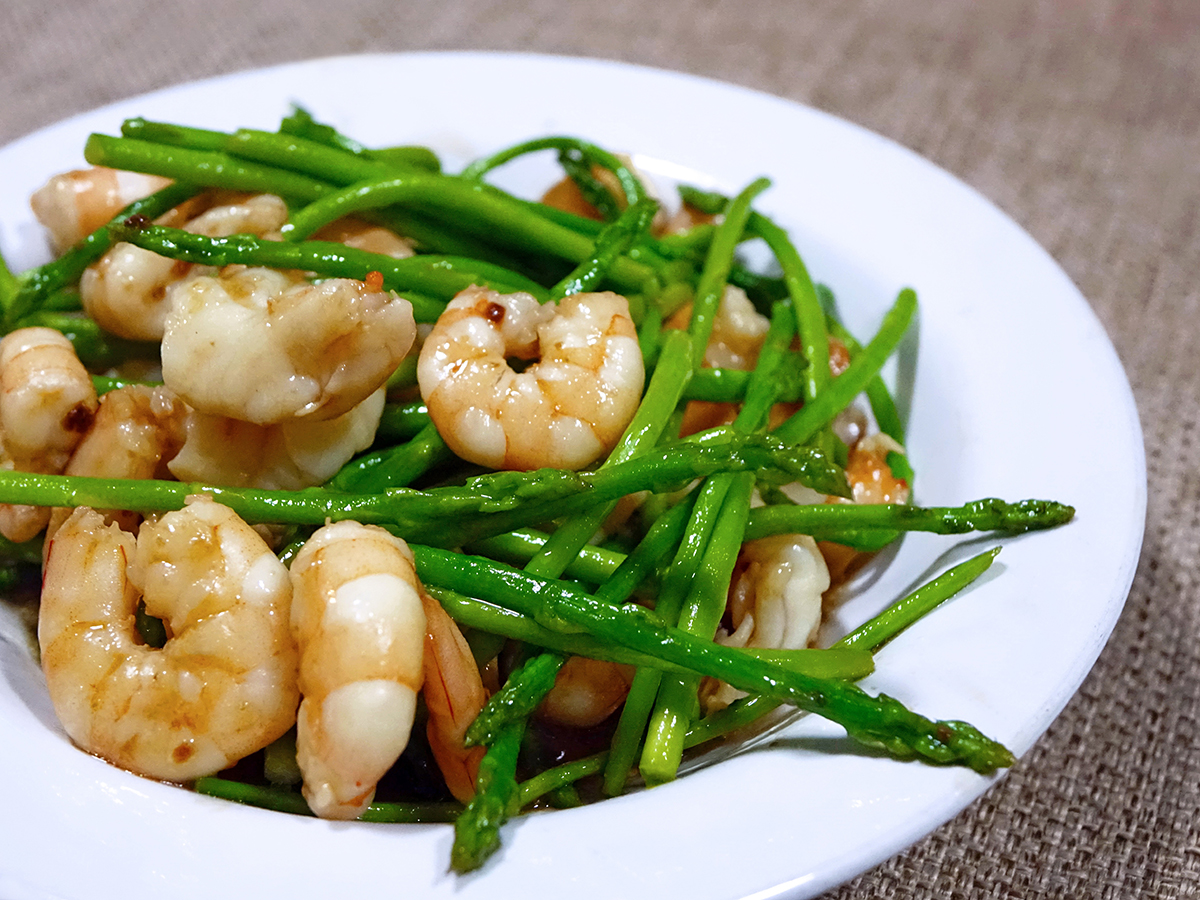 Shrimp with String Bean